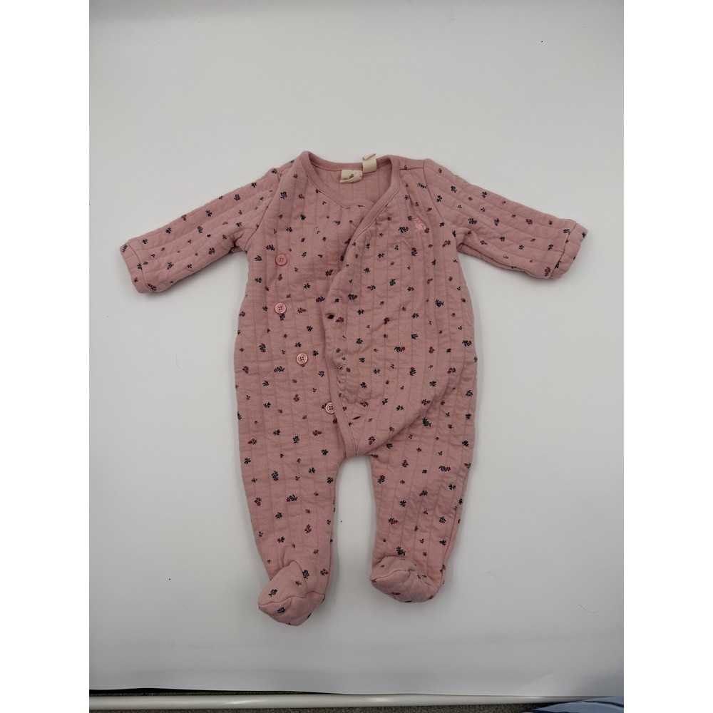 Baby Gap Girls Floral One Piece Sweater Suit